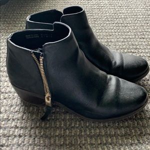 Black Heeled Ankle Boots